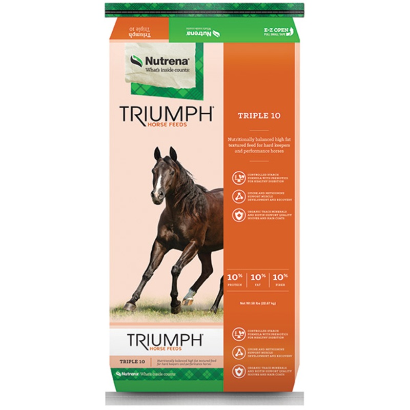 Nutrena Triumph Triple 10 Textured Horse Feed