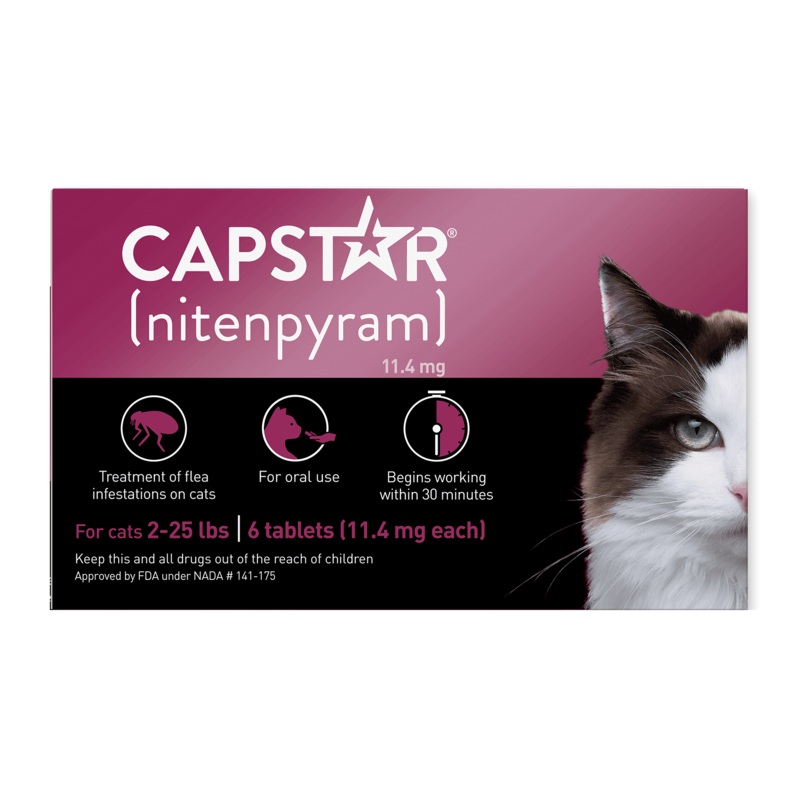 CAPSTAR (nitenpyram) Oral Flea Treatment for Cats