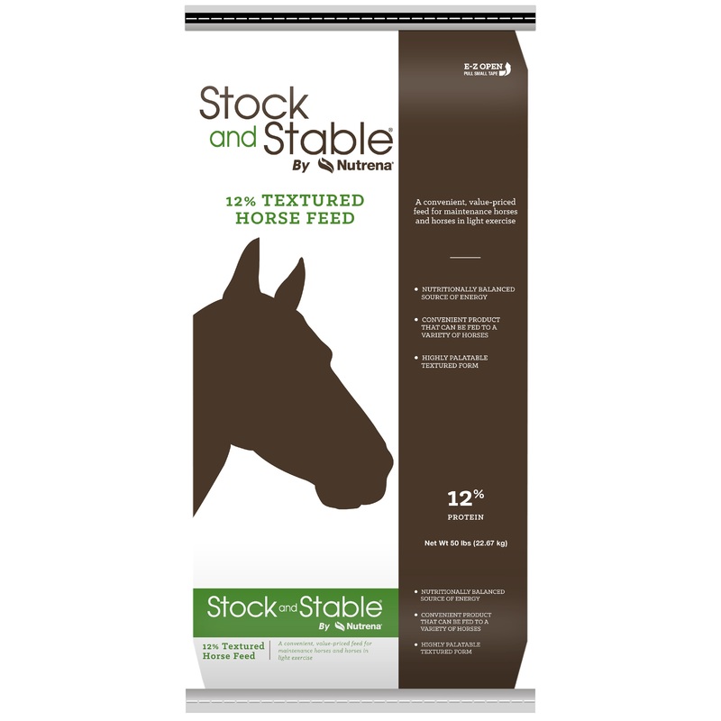 Stock & Stable By Nutrena 12% Textured Horse Feed