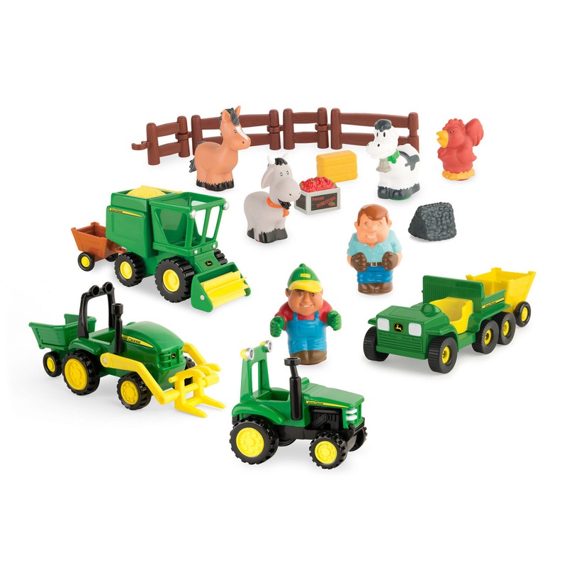 Tomy John Deere 1st Farming Fun  Fun on the Farm Play Set
