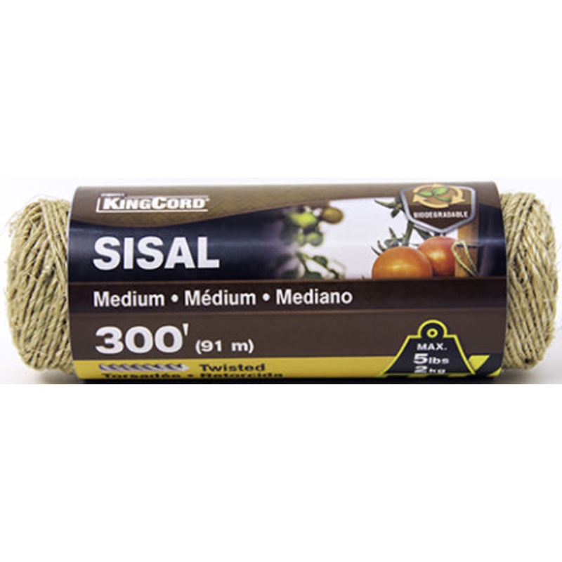 SISAL TWINE MEDIUM X 300 FT NATURAL