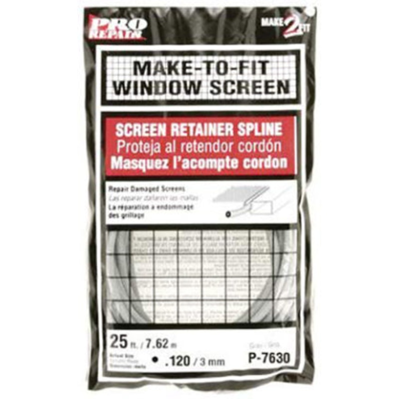 9/64X25  BLK SPLINE