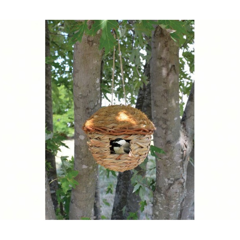 Songbird Essentials Round Hanging Grass Roosting Pocket