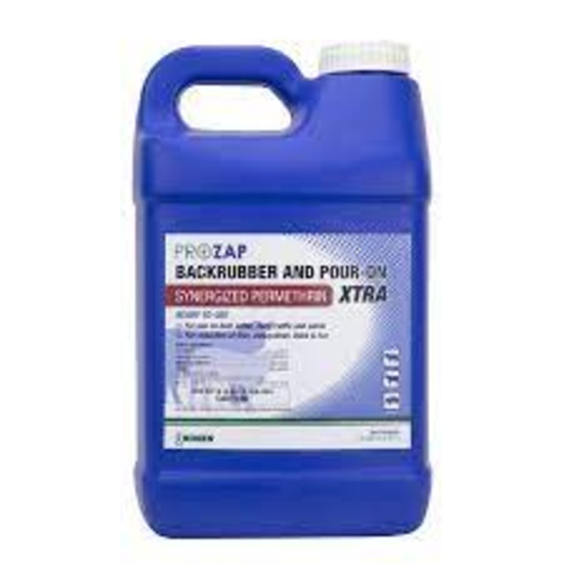 Prozap Backrubber and Pour-On Xtra 2.5 Gallon