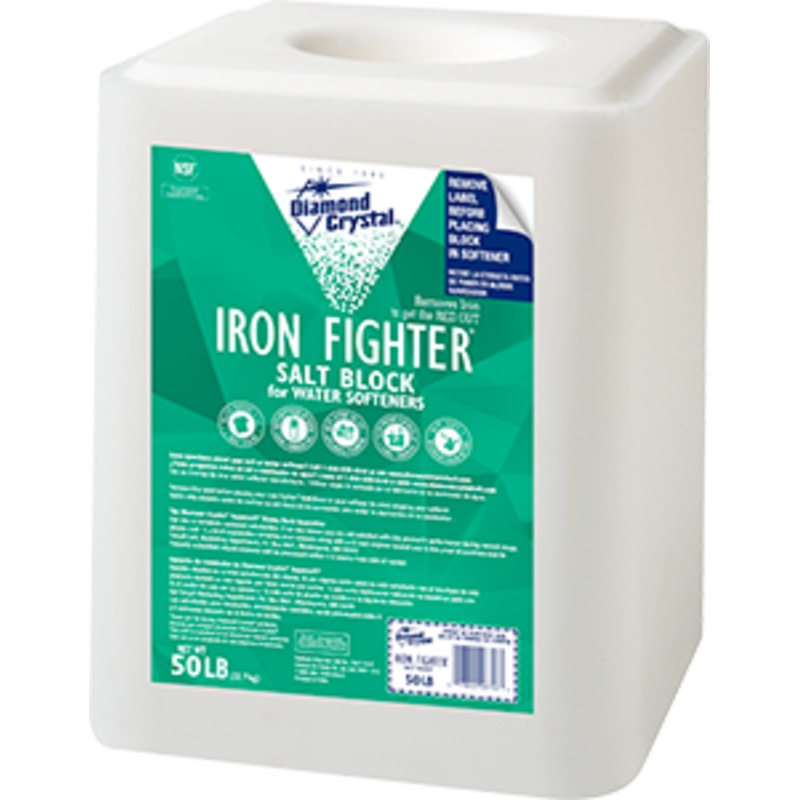 Diamond Crystal Iron Fighter Salt Block for Water Softeners