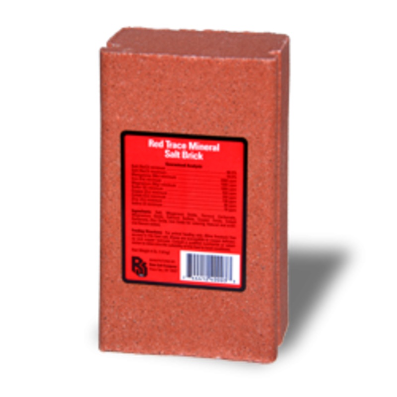 Roto Salt Red Trace Mineral Salt Brick