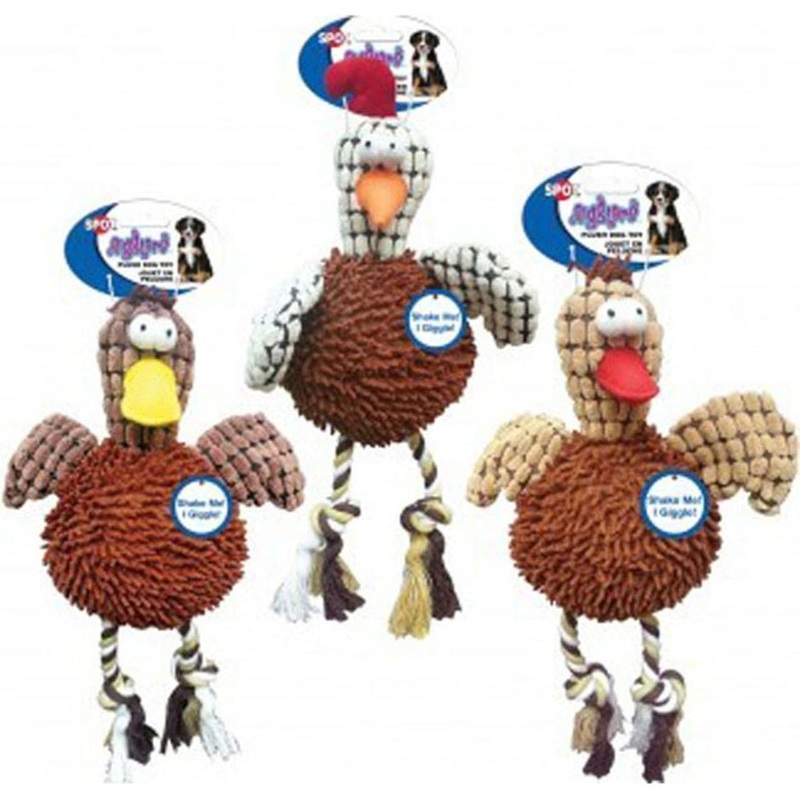 SPOT GIGGLER PLUSH CHICKEN|12 IN|ASSORTED