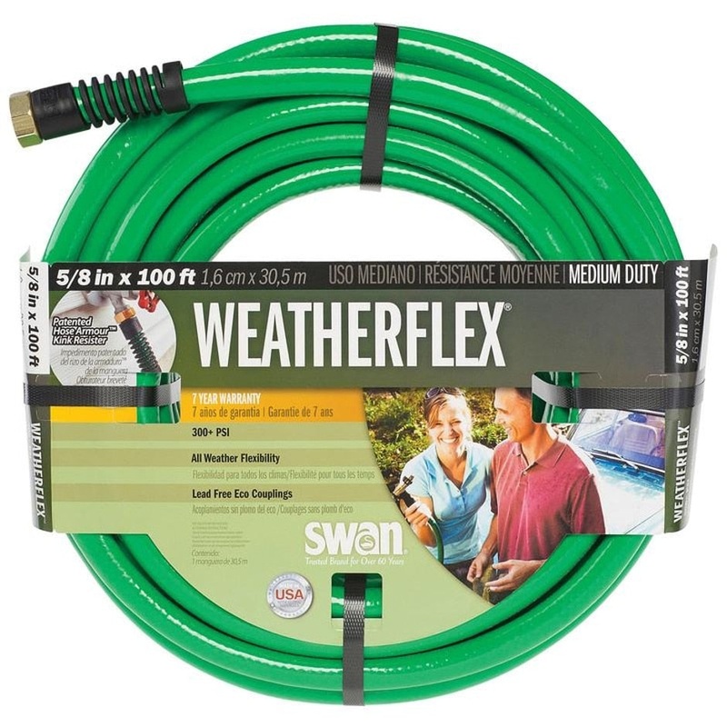 Swan WeatherFLEX Hose|5/8 IN X 100 FT|5/8 IN X 25 FT|5/8 IN X 75 FT|5/8 IN X 50 FT