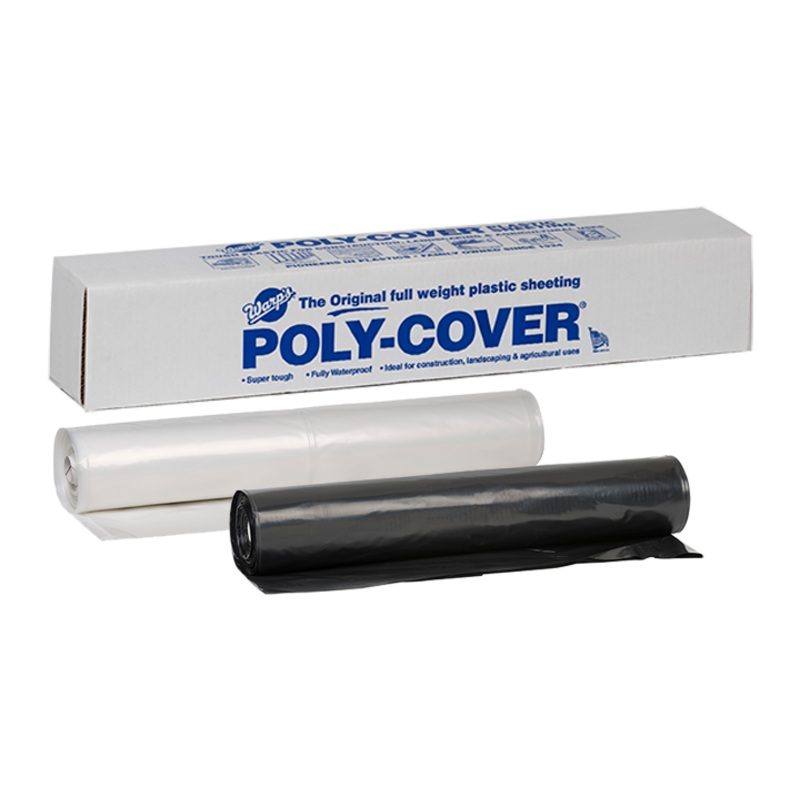 Warp Brothers Poly-Cover Genuine Plastic Sheeting 20′ x 100′ x 6 Mil