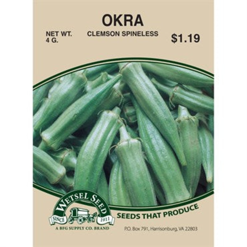 Wetsel Seed Okra – Clemson Spineless Tall